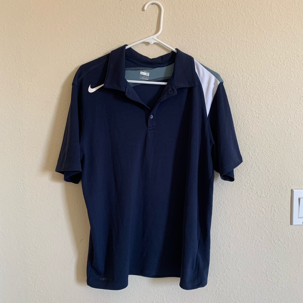 Nike FitDry Dark blue Vintage Polo size M